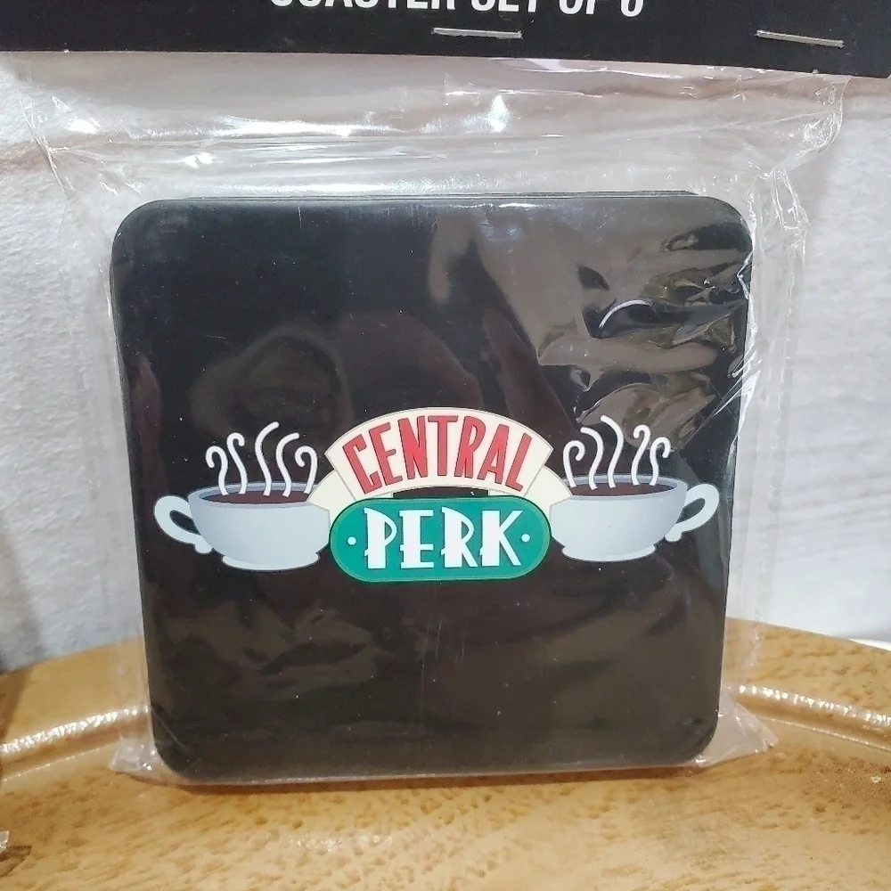 New Friends Central Perk and How You Doin? Pack of two sets of Coaster Sets